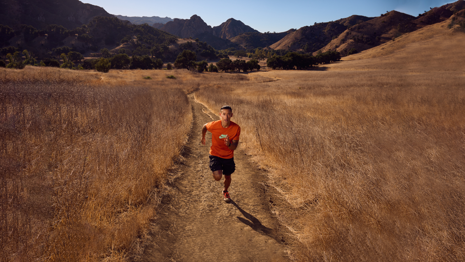 Racing The Sun by Los Angeles based photographer director cinematographer Christopher Malcolm lifestyle fitness activewear commercial advertising