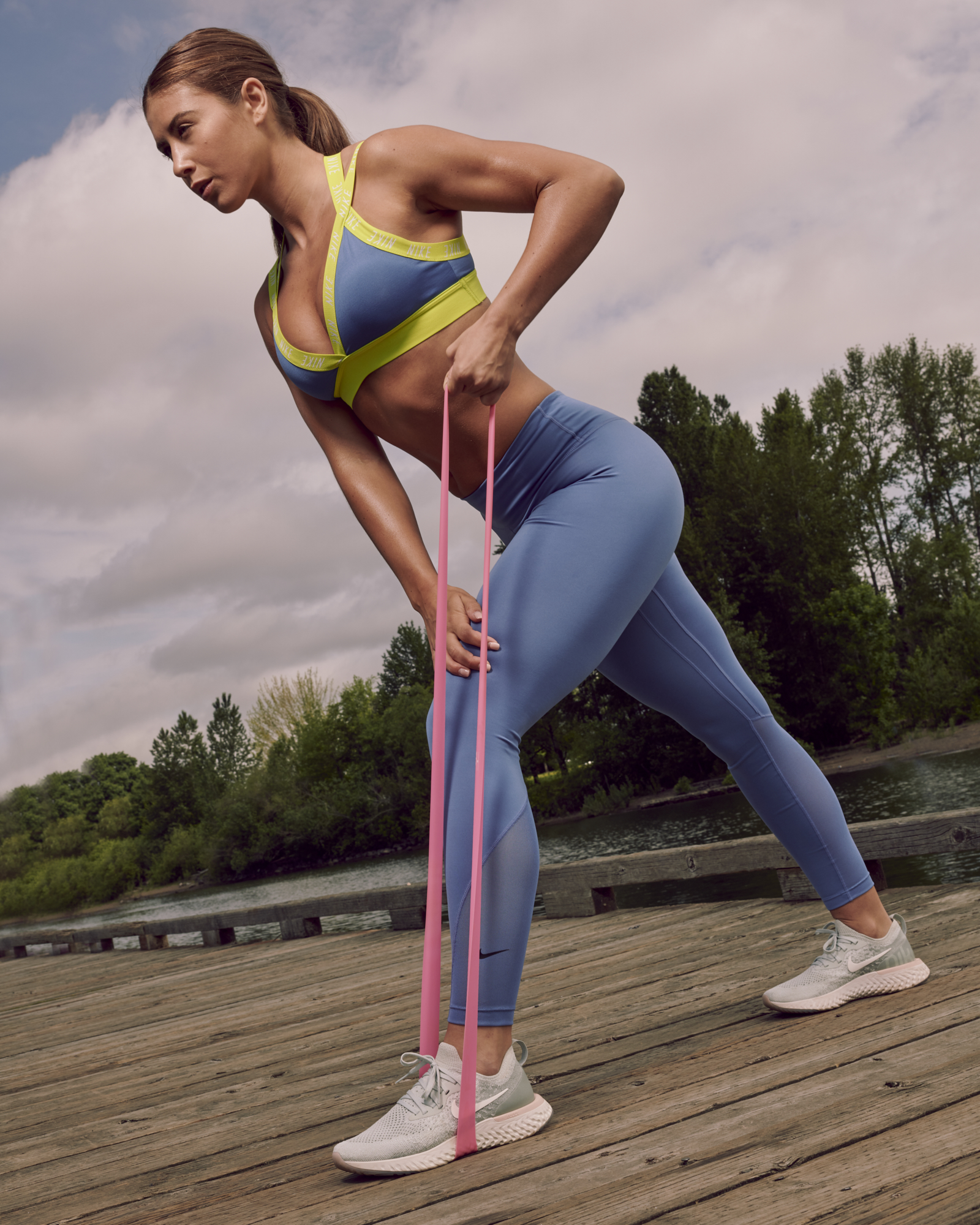 Lifestyle fitness fashion activewear photographer series Amazon of the North by Christopher Malcolm